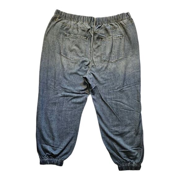 BLANK NYC Over Think It Jogger Digital Denim Blue 3X - Picture 2 of 11